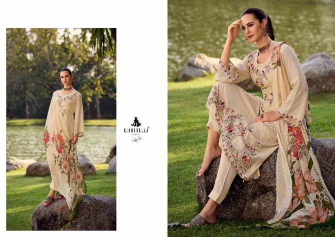 Legacy Of Floral By Cinderella Muslin Embroidery Salwar Kameez Wholesale Online